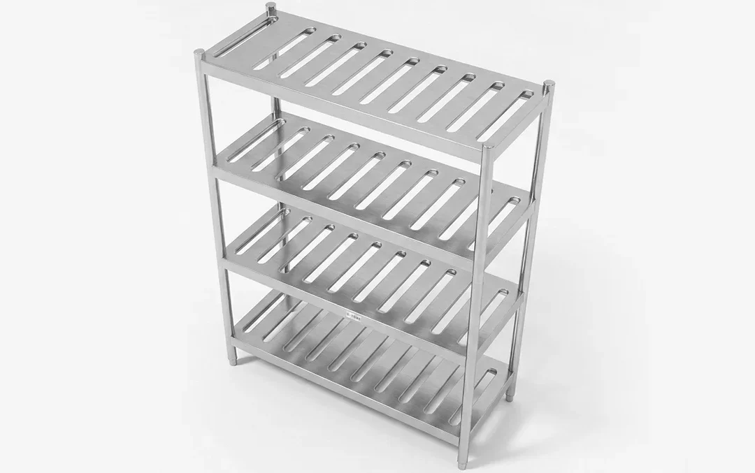 Slotted Storage Rack Four Tiers