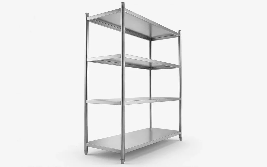 Solid Storage Rack Four Tiers